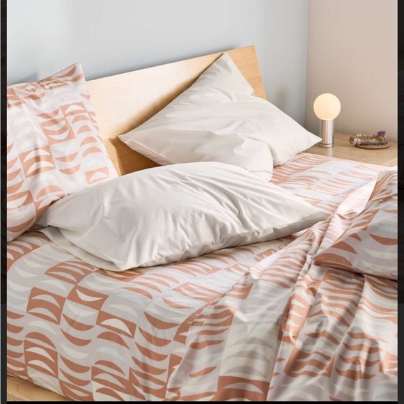 Brooklinen Bedding Brookline Classic Core Duvet Cover In Natural Crescent Moon Queen Full